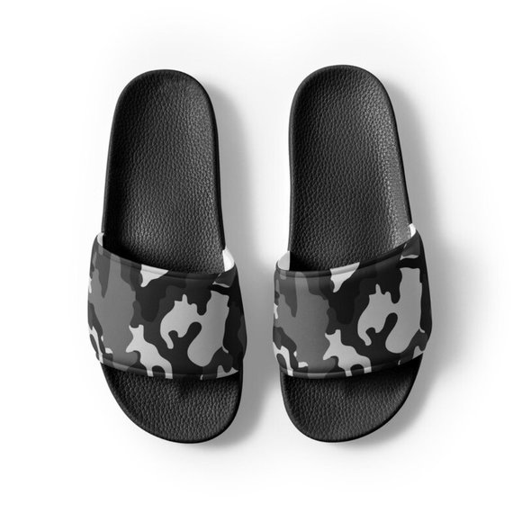 Noir Camouflage Slide Sandals (Customizable) - Picture 8 of 8